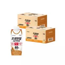 정식품 프로틴밀 액티브 아몬드와호두 250ml 36팩
