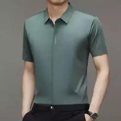 남자 여름 반팔 셔츠 다기능 아이스 POLO 셔츠