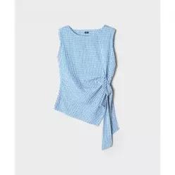 SPAO 체크 레이어드 민소매 블라우스 RE SPBNG38W94