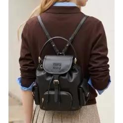 MIUMIU 가죽 백팩 미디엄 5BZ043 2CRW F0002 4117144