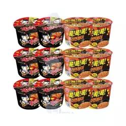 루미나D 불닭라면볶이 큰컵 불닭볶음면 컵라면 2종세트 12개