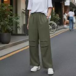 [하프클럽/]와이드 쿨링팬츠 4컬러 조절끈 데일리 바지