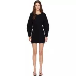 에카우스 라타 블랙 팔라스 미니 드레스 1406 EL PF25 D TP859514896
