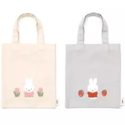 미피 미니 토트백(손가방)_레드핑크 W18xH21cm