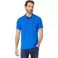 US POLO ASSN USPA 남성 반팔 폴로 티셔츠 카라티 슬림핏 Solid Stretch 피케 셔츠 426