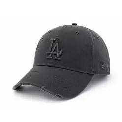 뉴에라 MLB 리그 워시드 디스트레스드 LA다저스 볼캡 모자 스톤 그레이 60771828