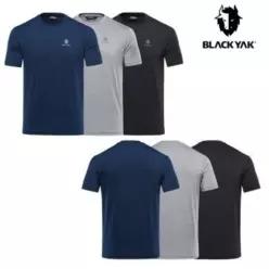 [백화점 정품] [블랙야크 BLACKYAK] 남여공용 3장세트 아이스 라운드티셔츠 B트리플라운드S NW