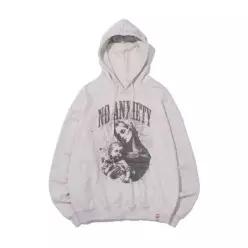 [국내정품] 엑스트라오디너리 후드티 NO ANXIETY WASHED HOODIE OATMEAL 168598