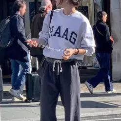 헤이그 a haag sweatshirt (light grey)