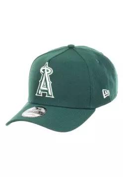 뉴에라 애너하임 엔젤스 MLB 필수 9포티 A-프레임 스냅백 - 모자 초록색 7480836