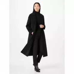 [막스마라] 코르테 벨트 랩 코트 블랙 2525016062600 013 152741158