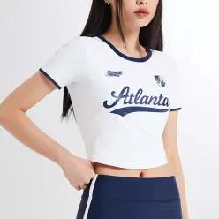 [스파오][ACTIVE] 여성 워터 크롭 반팔티 (SPARE38A02-O)