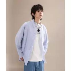 [국내매장판] 컨버스 멀티 스트라이프 셔츠 라이트 블루 UCK061-BH0 289531