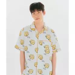 SPAO [망그러진곰] 망고미 반팔 파자마(LIGHT BLUE)_SPPPG25U03