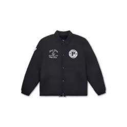 폴로 POLO RALPH LAUREN [Baseball Capsule] 베이스볼 패치 코치 자켓 재킷-블랙