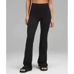 브랜드정품 룰루레몬 LULULEMON 그루브 하이라이즈 플레어드 팬츠 위드 포켓 30inch *아시아 핏 BLK 181274