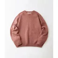매장정품 아웃스탠딩 OUTSTANDING PURE WOOL WHOLEGARMENT KNIT_PINK OS00ALKN04PI 310214