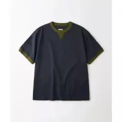 매장정품 아웃스탠딩 OUTSTANDING RINGER T-SHIRT_NAVYOLIVE OS00ALST07NAOL 310130