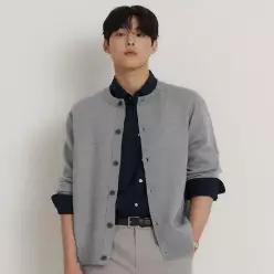 빈폴 멘 베럴비 라운드 카디건 - 그레이 BC625AC113 F6G8H3J1 Q7R3S8T1