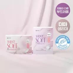 좋은느낌 수퍼소프트 생리대 (패드/입오버/라이너)