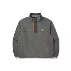 매장정품 코닥 [POLARTEC 플리스 스탠넥 반집업 맨투맨 MELANGE GREY K5423RFSM1MGR 416324