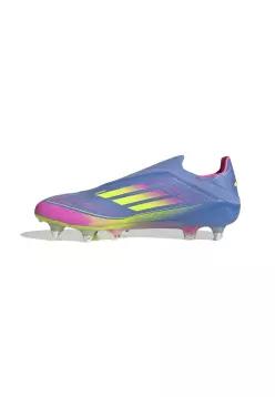 Adidas 아디다스 퍼포먼스 F50 엘리트 레이스리스 소프트 그라운드 - 축구화 블루 퓨전 루시드 레몬 핑크 7