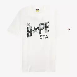 카모플라주 로고 반팔 티셔츠 001TEM301024M WHITE