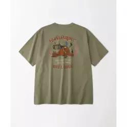 매장정품 아웃스탠딩 OUTSTANDING [LOONEY TUNES] HALF SLEEVE TEE(CALL US TODAY)_KHAKI GRAY OS26SSST67K