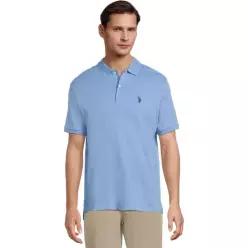 US POLO ASSN USPA 남성 반팔 폴로 티셔츠 카라티 Solid Interlock 432033