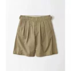 매장정품 아웃스탠딩 OUTSTANDING COTTON LINEN GURKHA SHORTS_KHAKI OS26SSSO12KH 309802