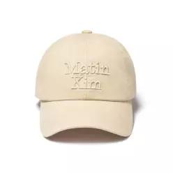 마뗑킴 MATIN VOLUME LOGO BALL CAP IN BEIGE 볼캡 캡