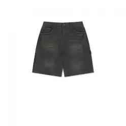 마뗑킴 CARPENTER BERMUDA DENIM PANTS IN CHARCOAL 반바지