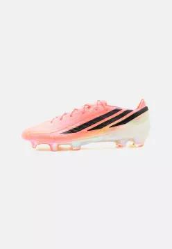 Adidas 아디다스 퍼포먼스 F50 하이퍼패스트 엘리트 단단한 지면 축구화 - 태양 터보/코어 블랙/골드 컬러