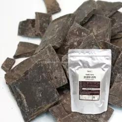넛두리 다크초콜릿 100% 카카오매스 500g 코코아리커 무설탕 아이스포장