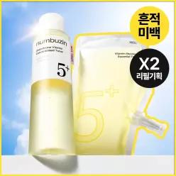 [흔적미백] 넘버즈인 5번 글루타치온씨 비타수액 에센셜 토너 200ml 리필 기획+200ml 리필