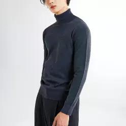 [스파오][스파오] [MERINO] 터틀넥 풀오버 (SPKAE4TM04-K)