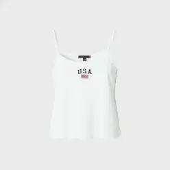 스파오 U.S.A. 레이스 끈나시_SPRNG37GY0 SPRNG37GY0