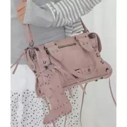 팬시클럽 벨티드 워싱 비건 레더 미니백 (BABY PINK) F26QE991 F26QE991PK 118839