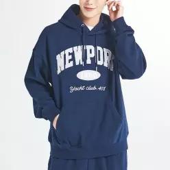 NEWPORT 후드 풀오버 (기모) (SPMHF11C41-O)