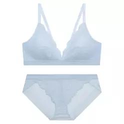 [매장정품] 게스언더웨어 소프트 레이스 브라렛 팬티 세트 OAWBR991LBU/OAWBP991LBU 3ZX8LLF 4SUBS8C OAWBR