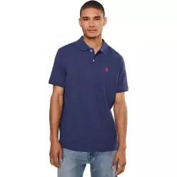 US POLO ASSN USPA 남성 반팔 폴로 티셔츠 카라티 Solid Cotton 피케 + 스몰 포니 42800