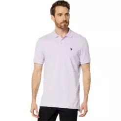 US POLO ASSN USPA 남성 반팔 폴로 티셔츠 카라티 Solid Cotton 피케 + 스몰 포니 42799