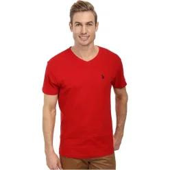 US POLO ASSN USPA 남성 반팔 티셔츠 브이넥 Tee 427914 여름
