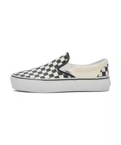 매장정품 VANS VN00018EBWW1 클래식 슬립온 플랫폼 체커보드 블랙:화이트 1 가벼