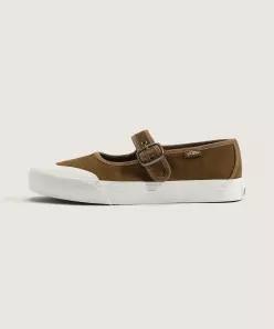 매장정품 VANS VN000CRR0E01 메리제인 피그 스웨이드 세피아 0E01 가벼운신발 여