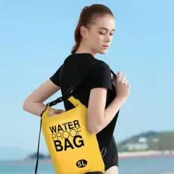킨즈 11 아쿠아 드라이 방수백 5L 비치 물놀이 수영 스포츠 낚시 가방 워터프루프