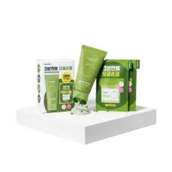 [3분모공손절] 비플레인 녹두 모공 클레이팩 80ml (12mlx2매 증정)