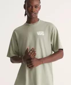 매장정품 VANS VN000SRBFSG1 Sano 반소매 티셔츠 소프트 세이지 1 라운드티셔츠