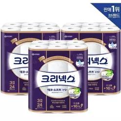 3겹 데코소프트 수딩플러스 27m24롤 3팩 or 2팩+미용티슈 [선택]