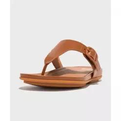 핏플랍 FITFLOP 그라시에 버클 토포스트 레더 쪼리 Light Tan FFSO2025TN 425363